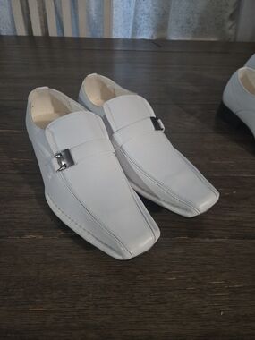 New Alberto Fellini SUN 03 White Loafers. Leather lining. Sizes 7 & 8.5. No box.